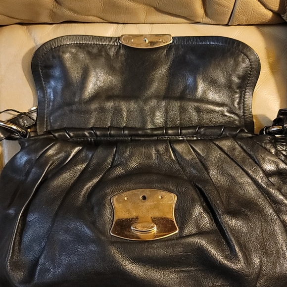AUTHENTIC PRADA BLACK LEATHER MINI BAG - Picture 8 of 17